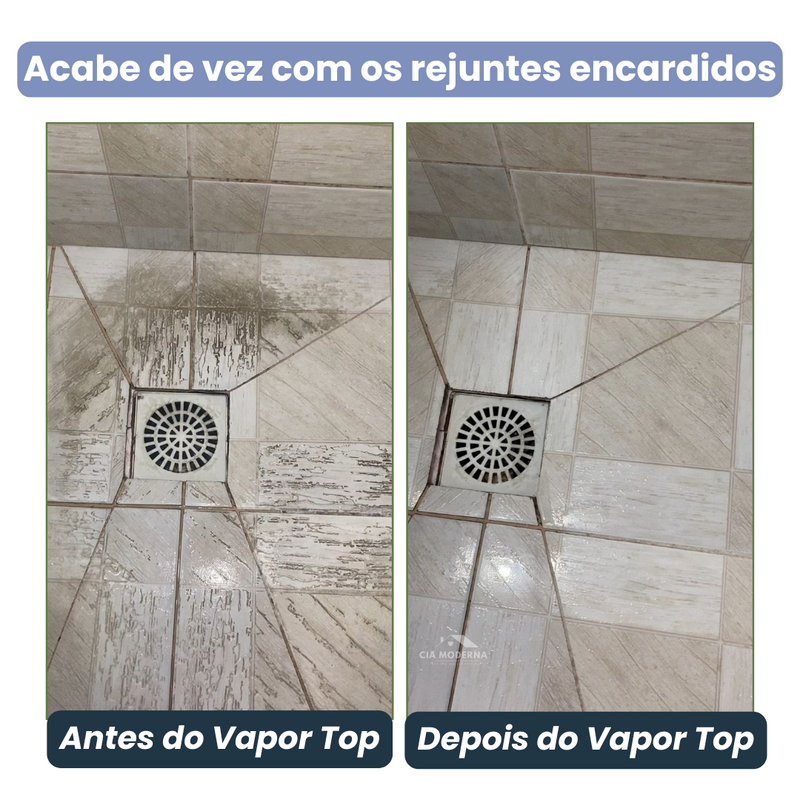 Limpador à Vapor BIVOLT com 9 acessórios + Brinde Esponja Mágica