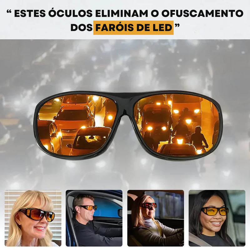 Visio™ - Óculos Para Direção Noturna [ COMPRE 1 LEVE 2 ]