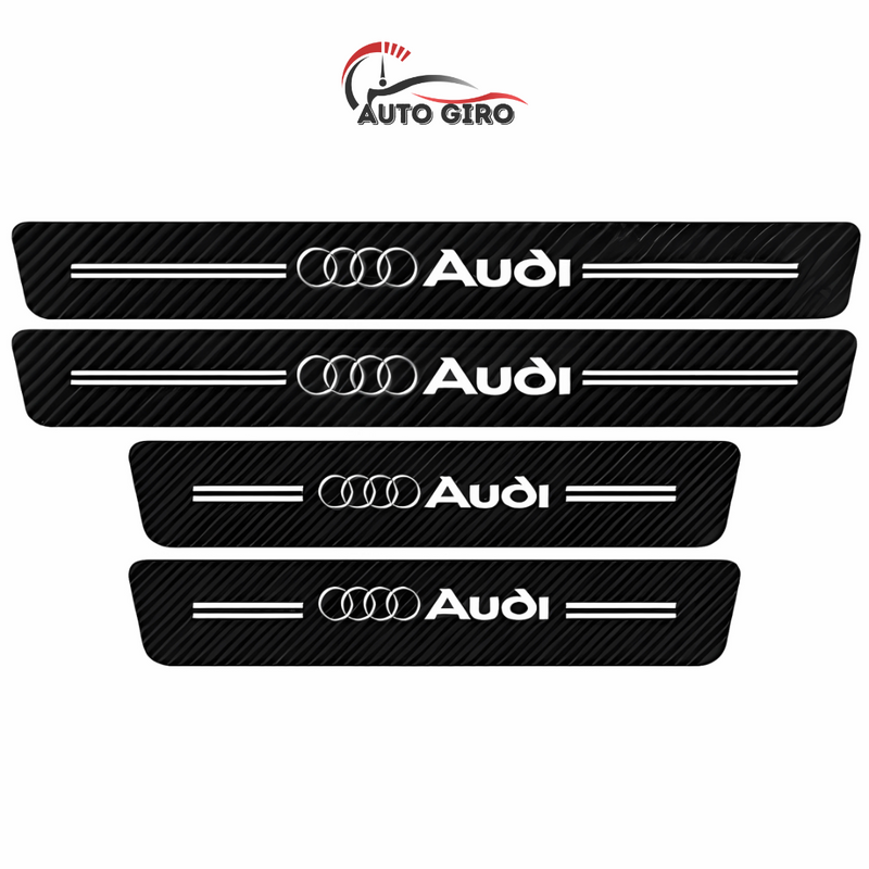 CarbonFilm™ Protetor de Soleira Anti-risco Premium - 4 Pçs FRETE GRÁTIS