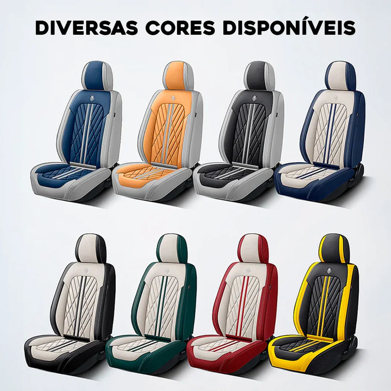 Kit Completo Capas de Bancos Automotivos Deluxe 2024 + BRINDE [Queima de Estoque🔥]