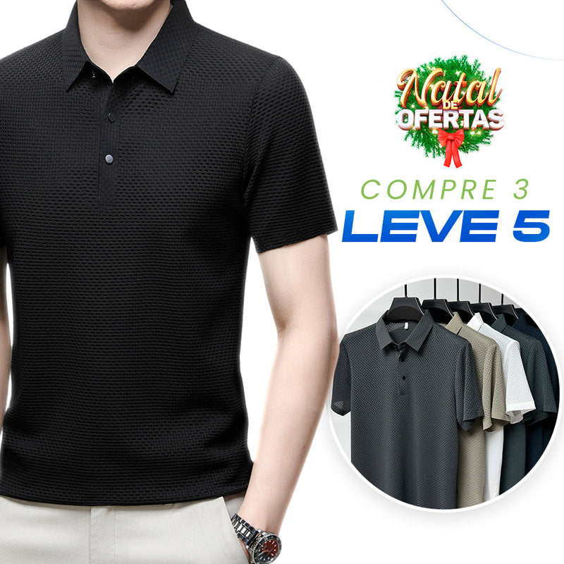 Camisa Polo Seda Premium - [PAGUE 3 LEVE 5]